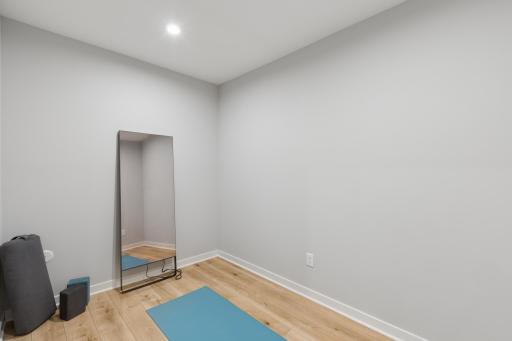 Exercise room or bonus space for your practice