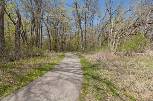 Neighborhood trails right out the back door