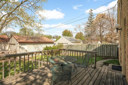 Enjoy beautiful Summer nights out on the deck.