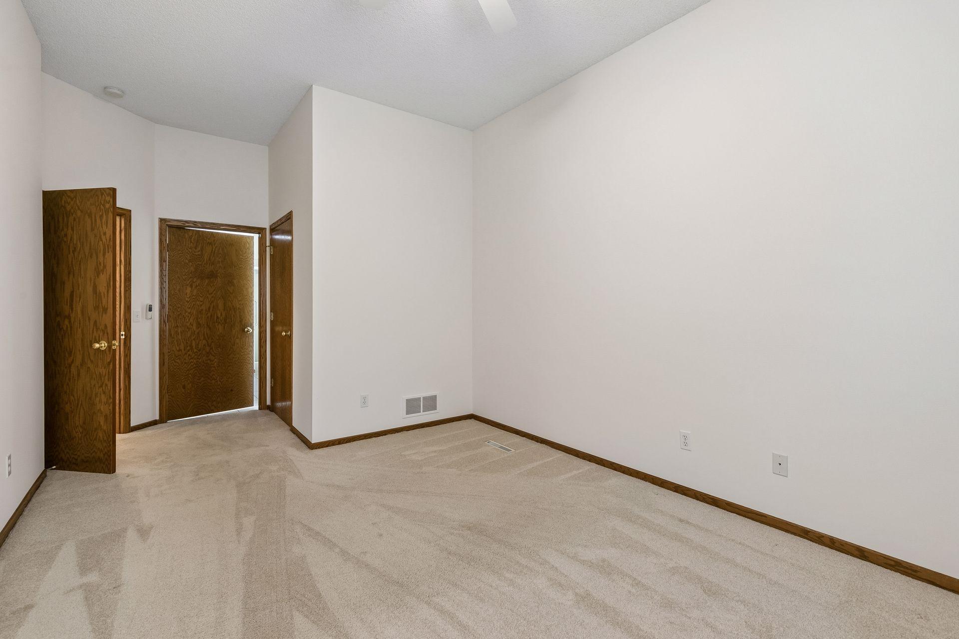 The primary bedroom is complete with a walk in closer and ensuite bathroom