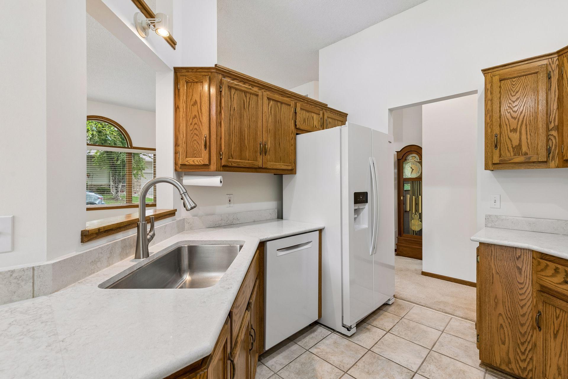 The kitchen was refreshed a handful of years ago