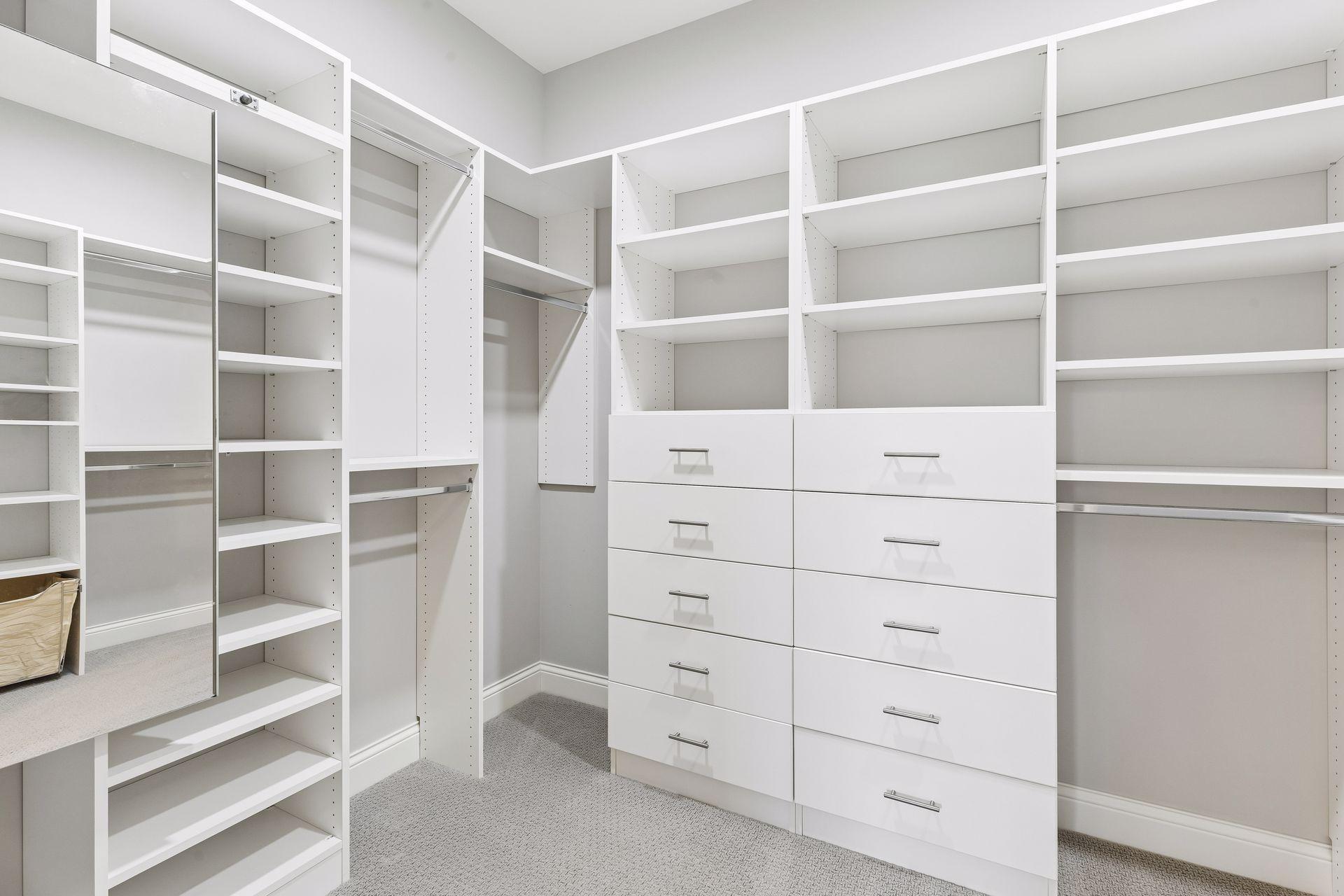 Primary walk-in closet
