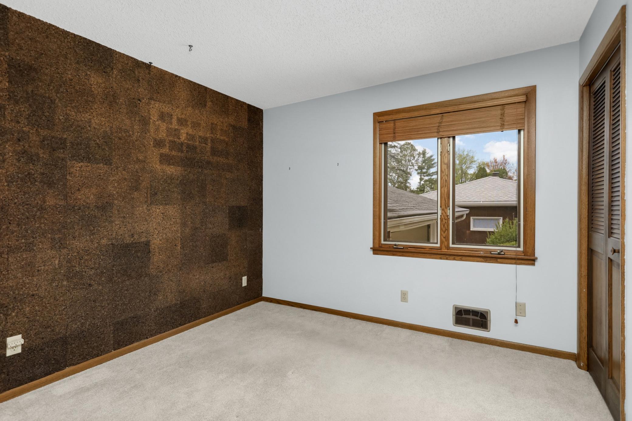 Three bedrooms on one level.