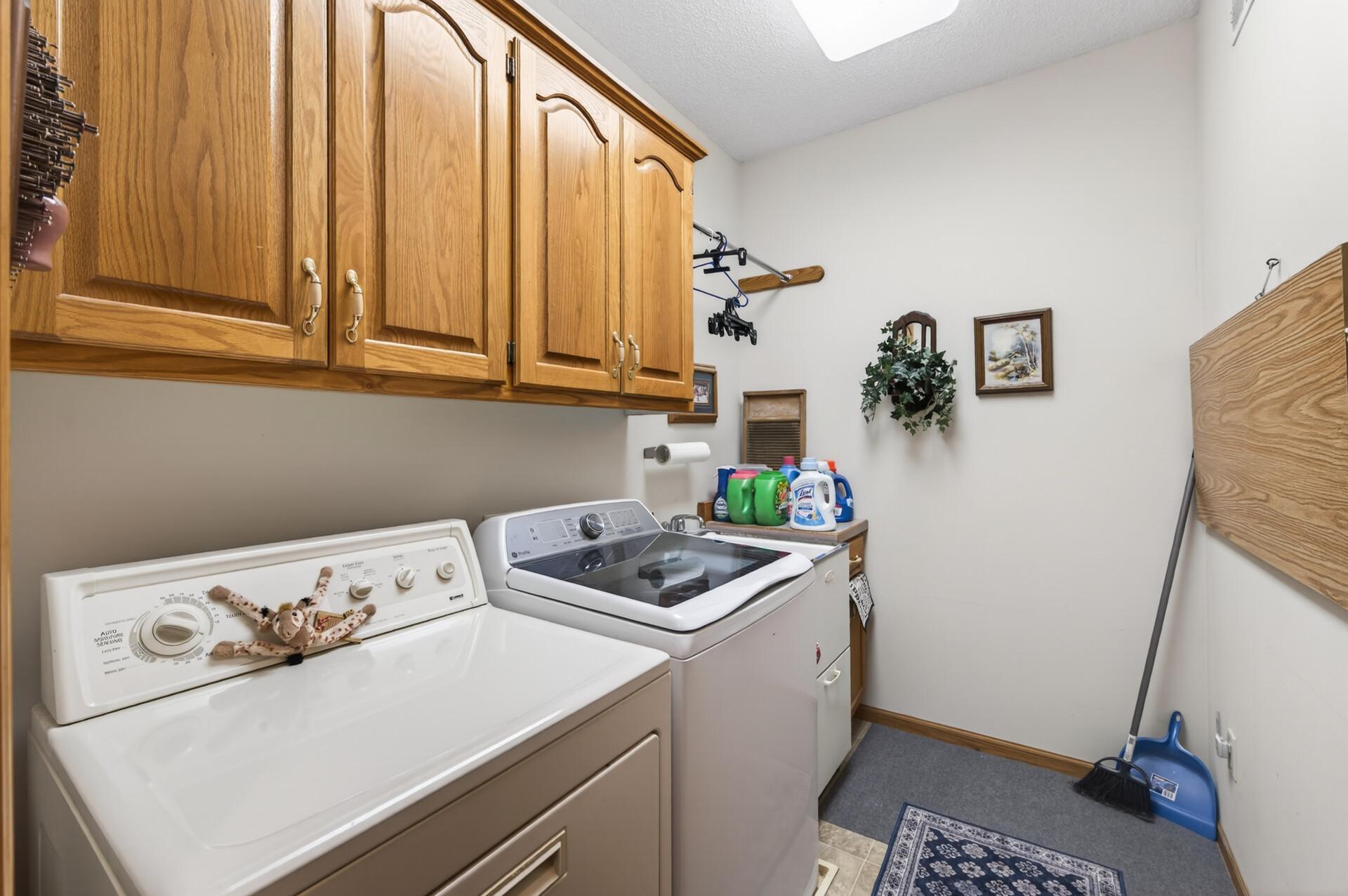 Laundry room.