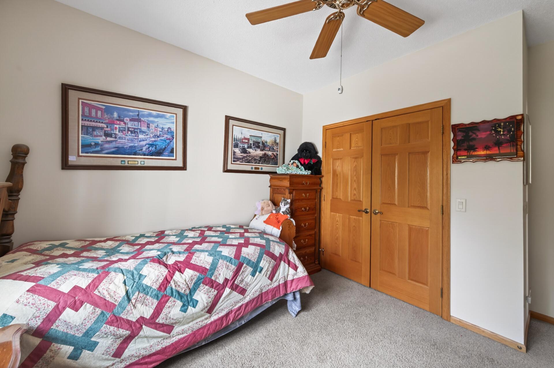 Plenty of closet space.