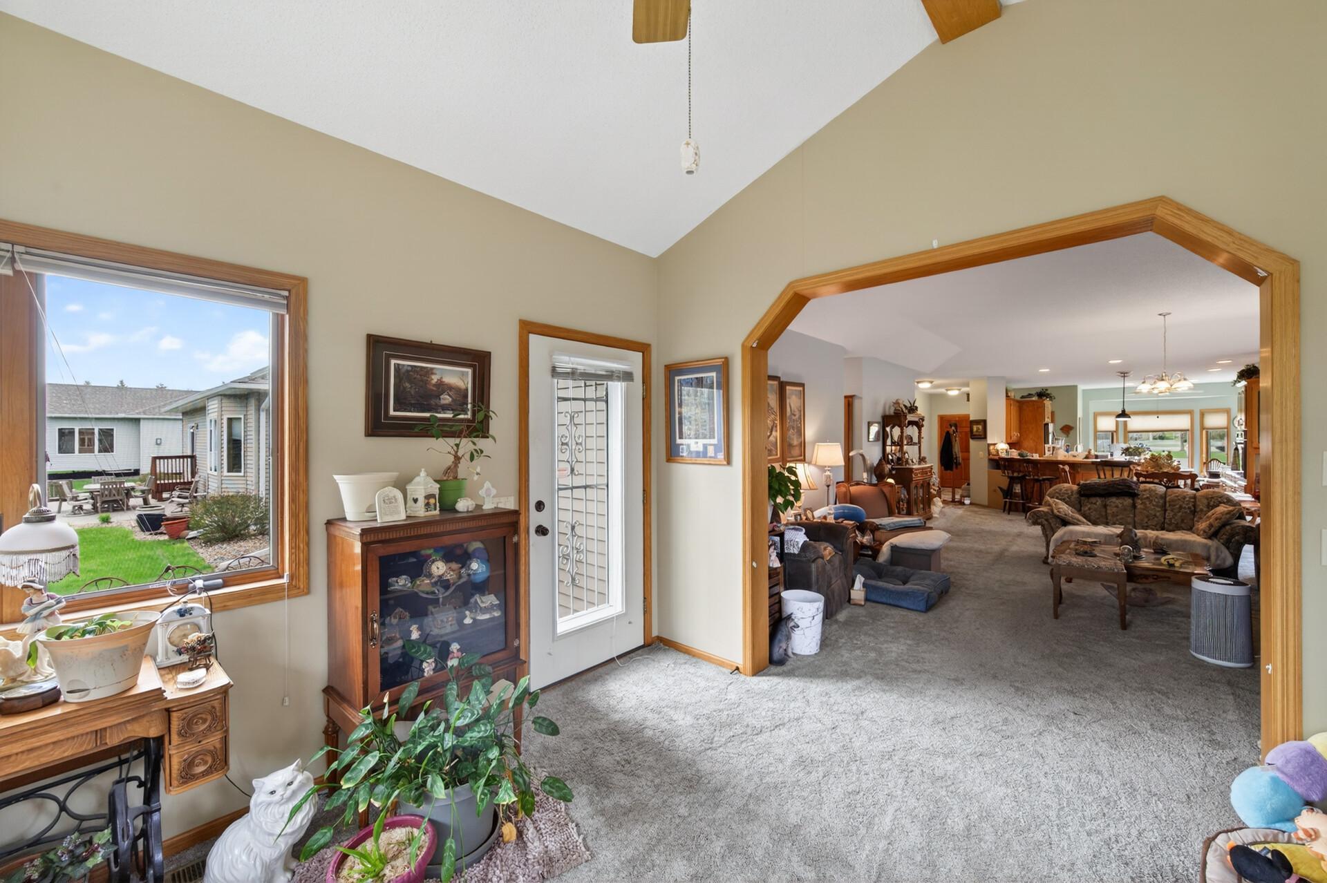 Walk-out access to your patio and backyard for easy indoor-outdoor living.