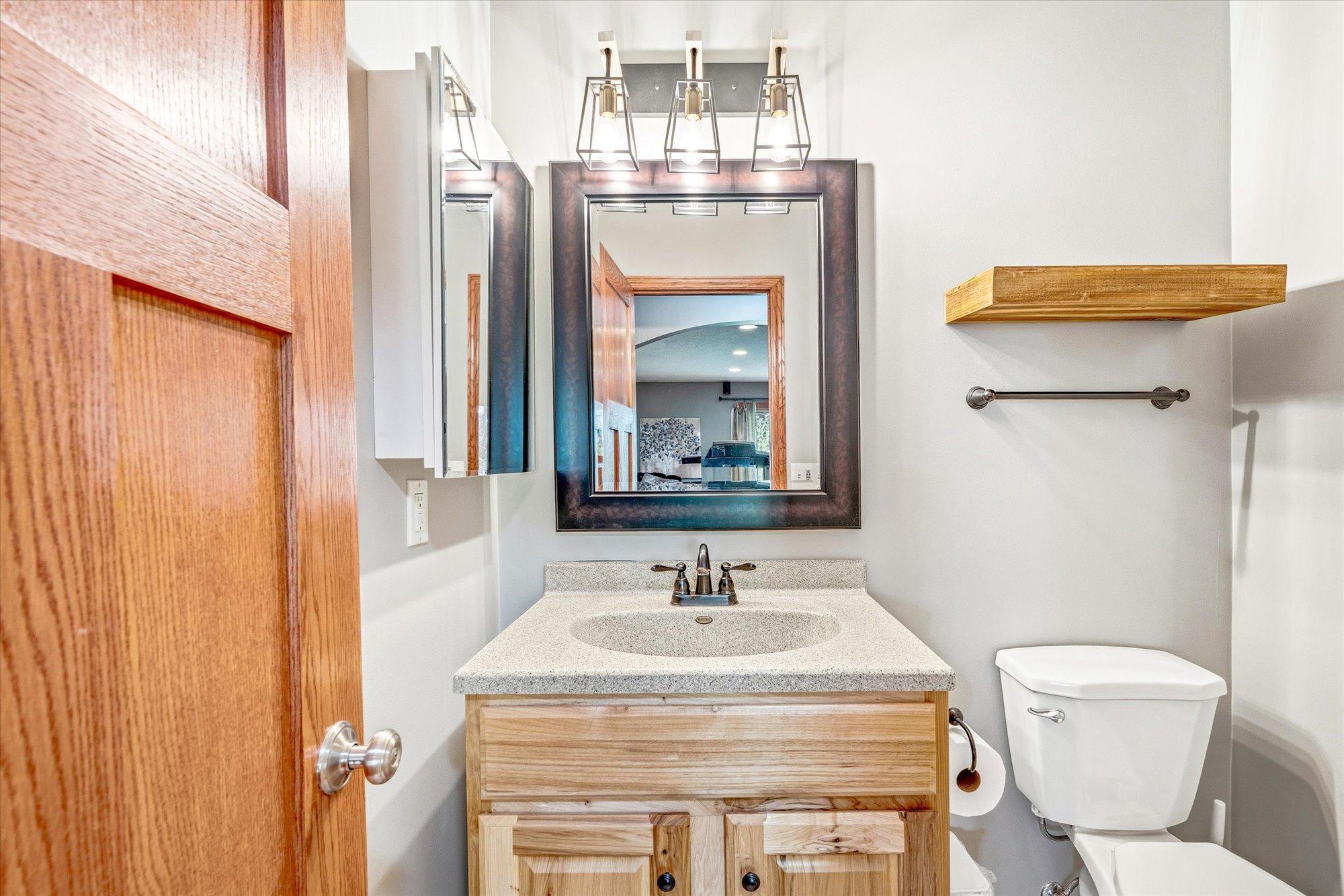 Lower level 3/4 bath