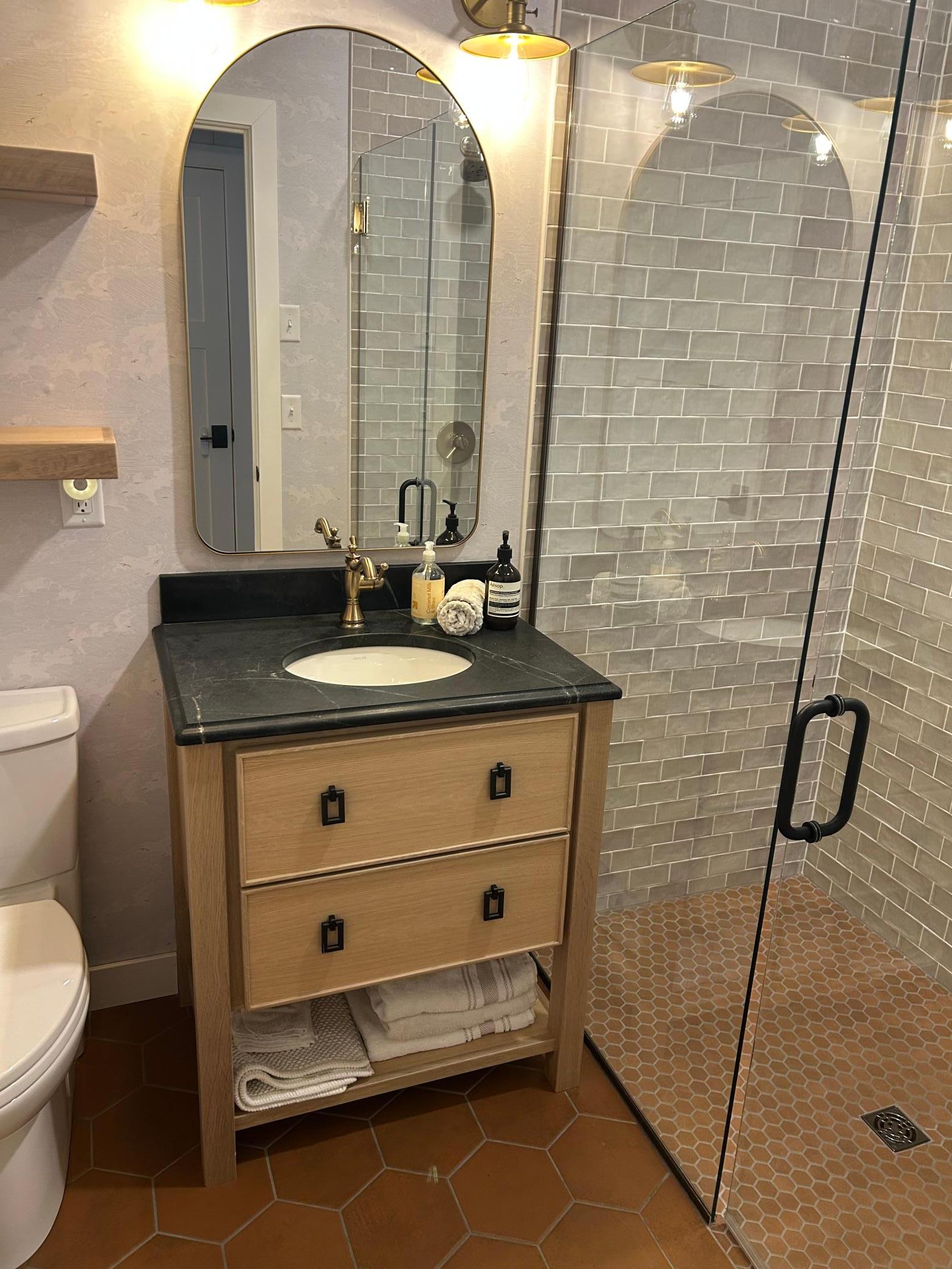 Main floor bath with shower