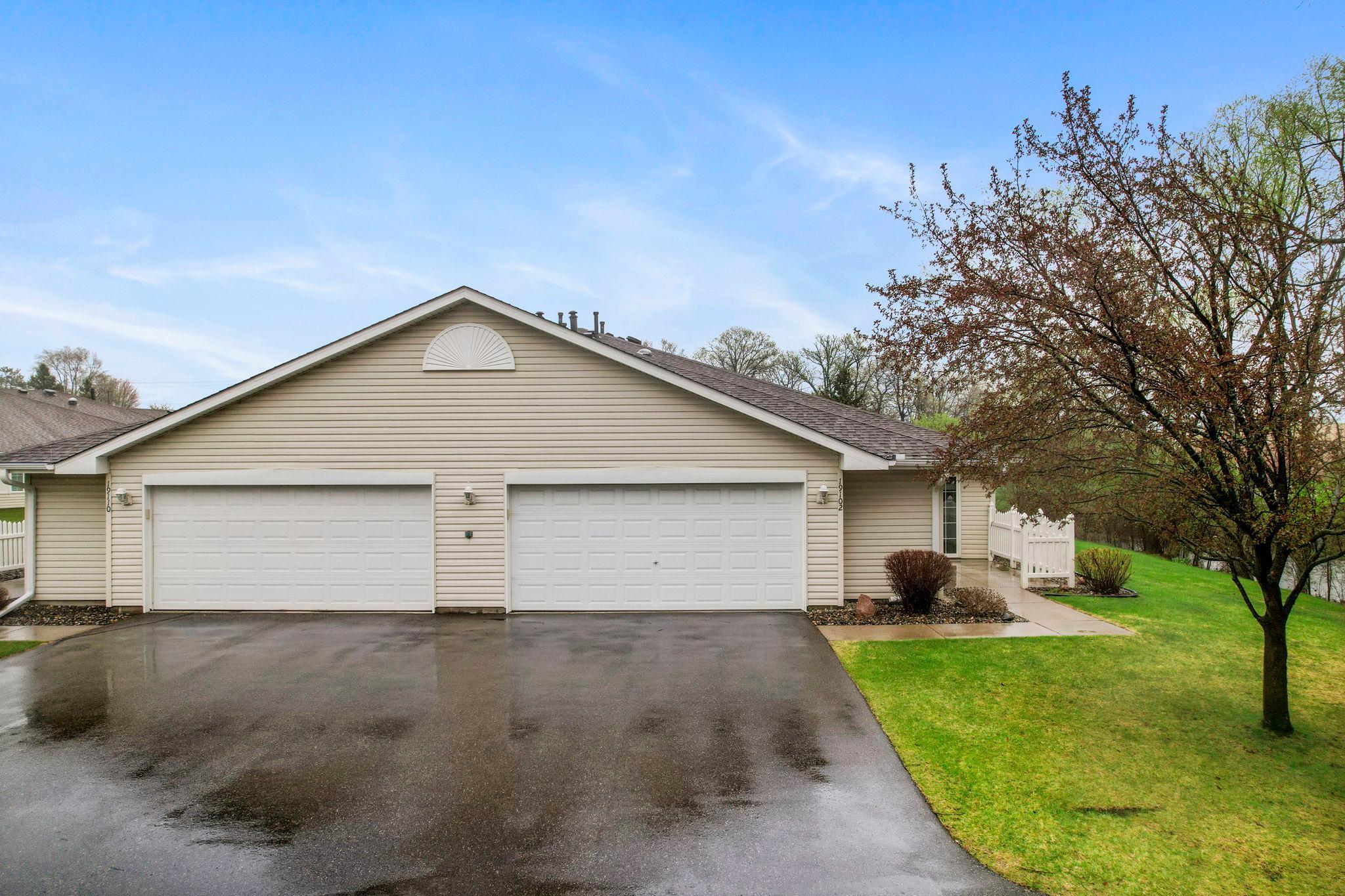 Garage is on the right.