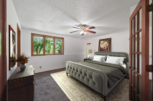 Lower-Level Living Space but could be used as a 5th Bedroom