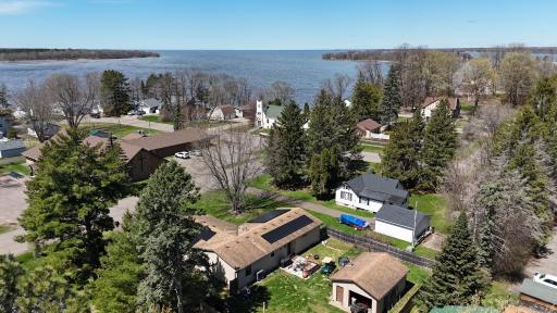 Mille Lacs lake just a block or two away!