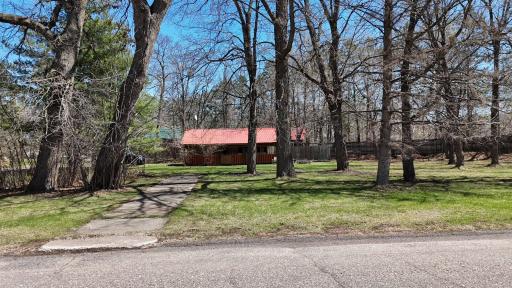 The side walk from the old church is still there!