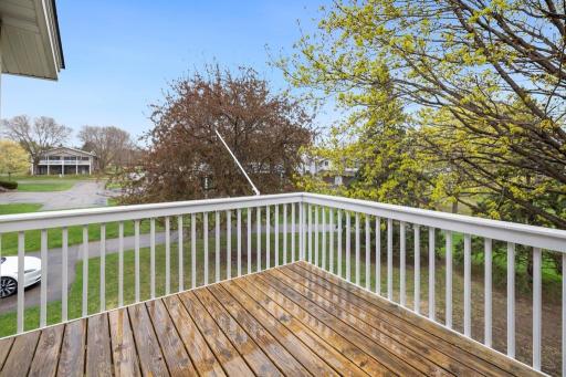 The deck is ready for everything â morning coffee, evening wine, and everything in between.