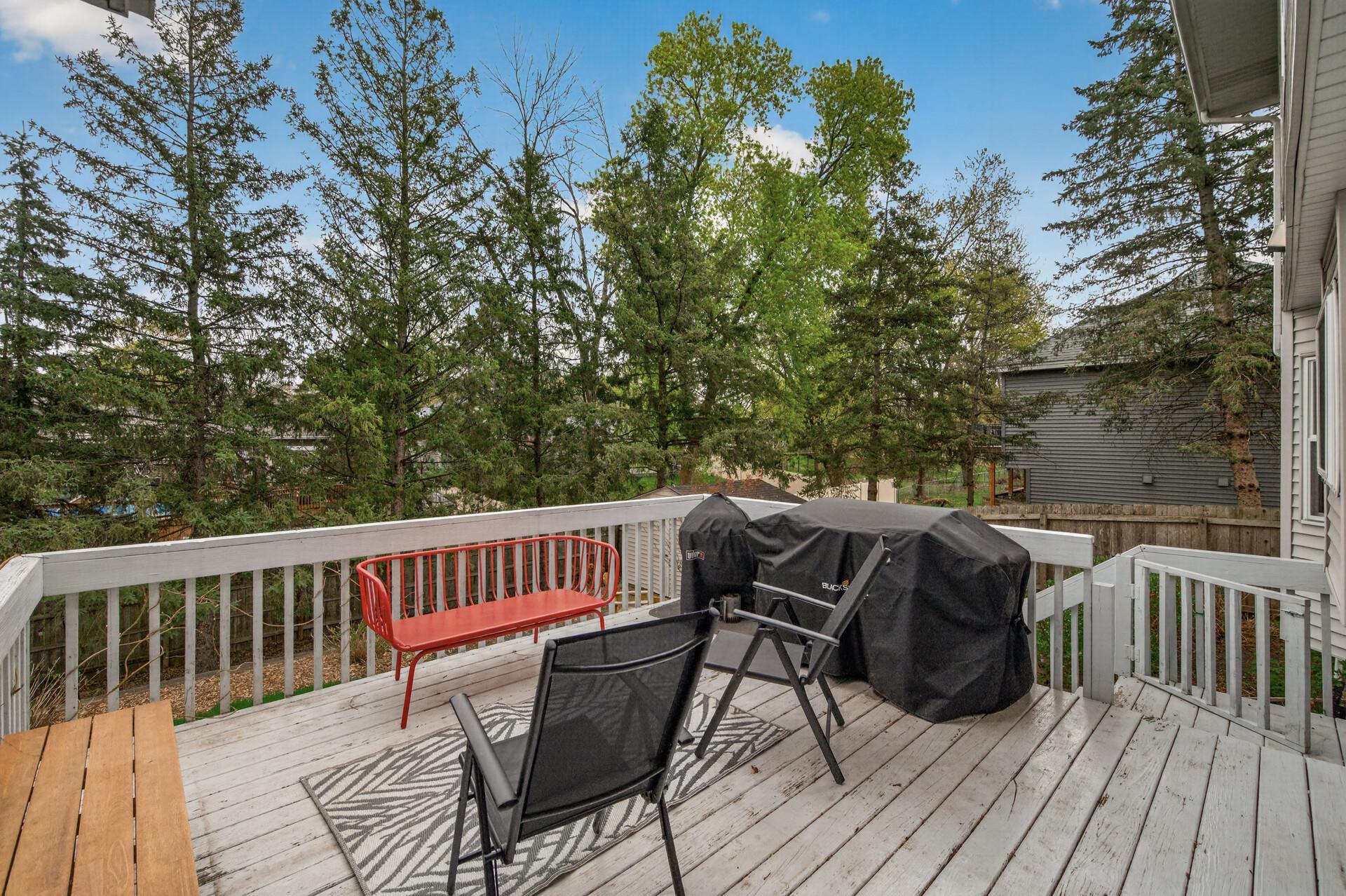 Enjoy summer BBQ's on your deck off the kitchen.