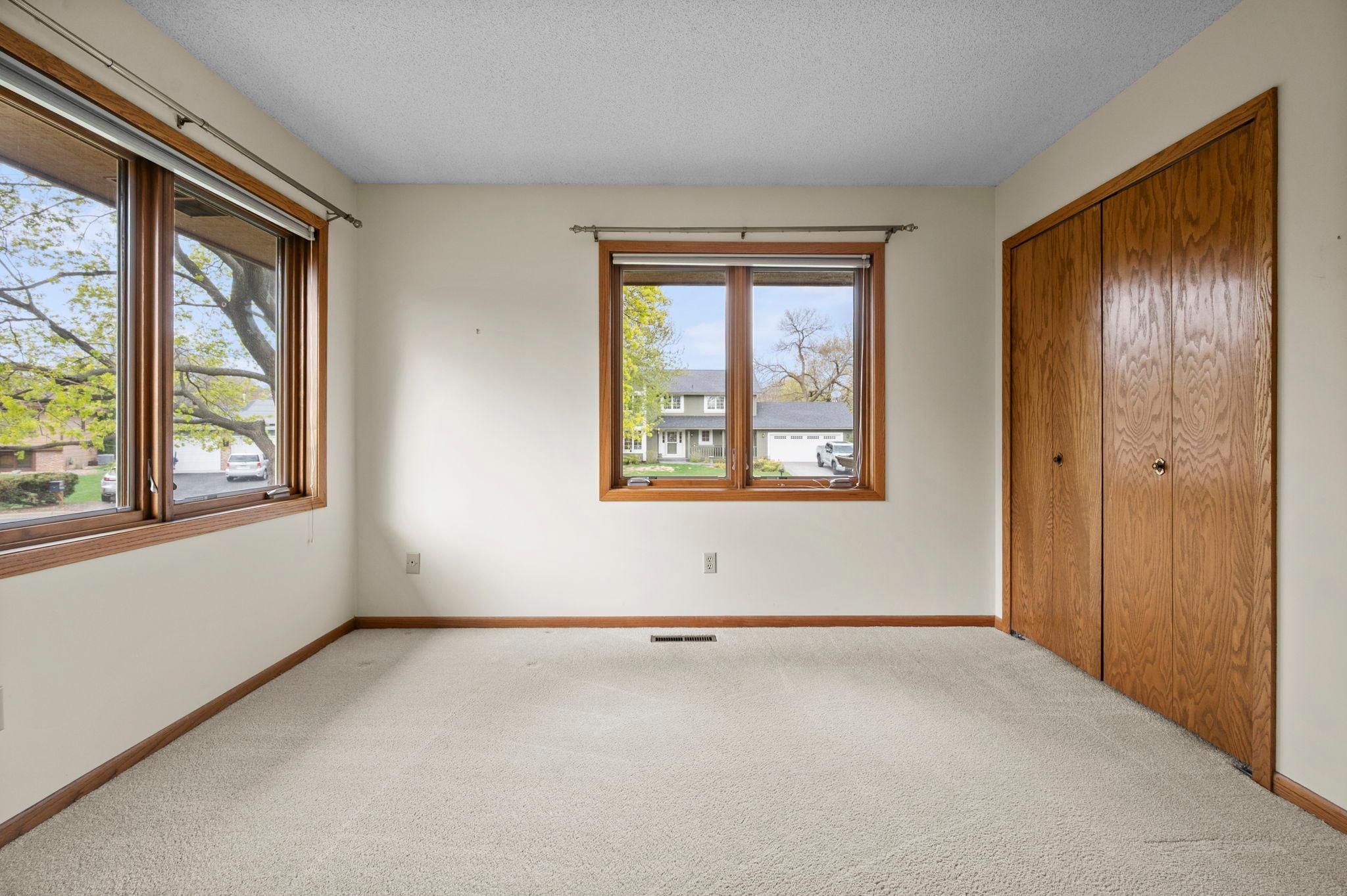 The second bedroom located on the upper level