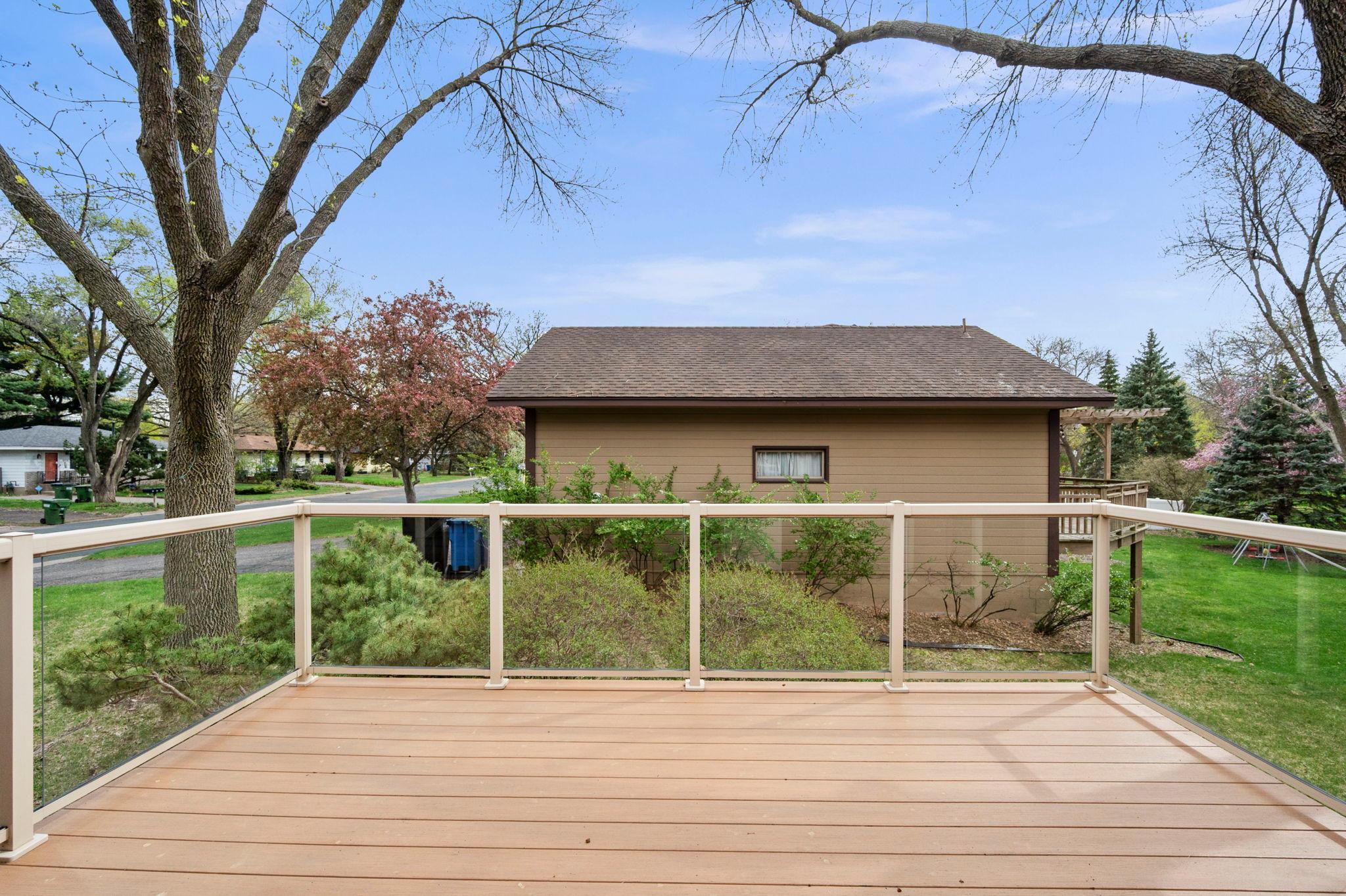 Views from the maintenance free deck