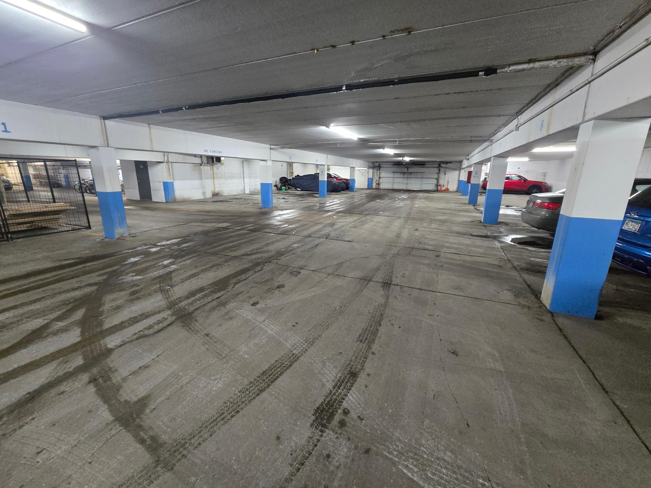 Underground heated parking