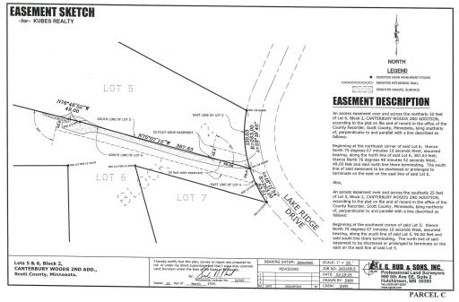 Easement Sketch/Description - See Supplement