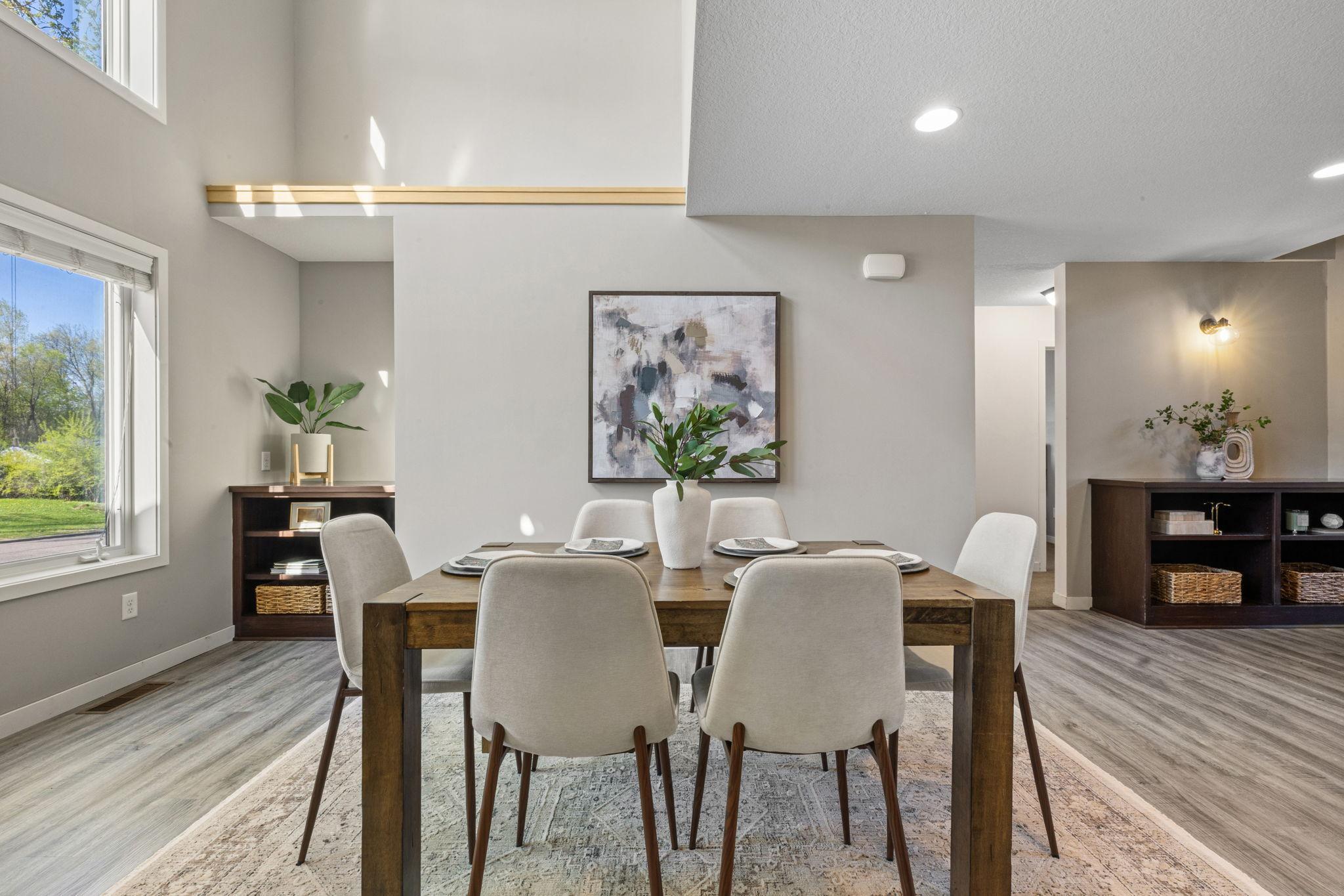 Easy everyday living and entertaining.