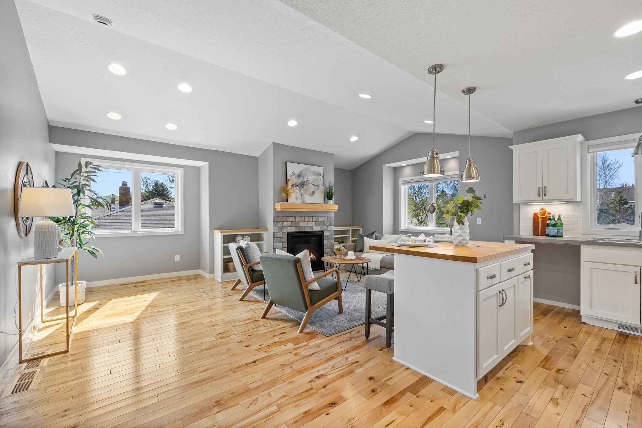 A standout feature of the home is the expansive private primary suite, designed as its own independent living space.