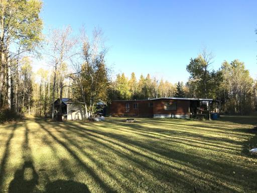 Generator powered seasonal cabin.