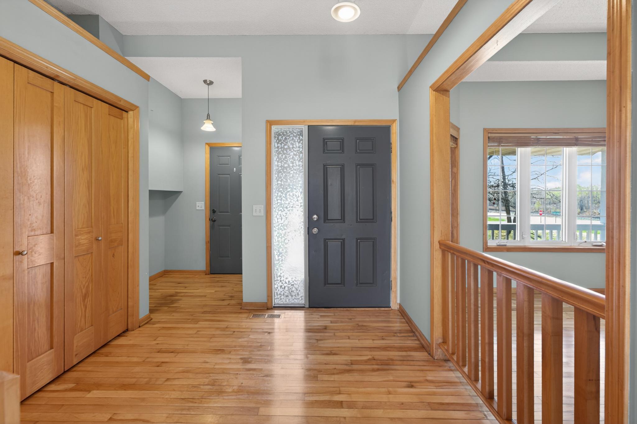 Front Entry, Foyer and Attached Garage Entry