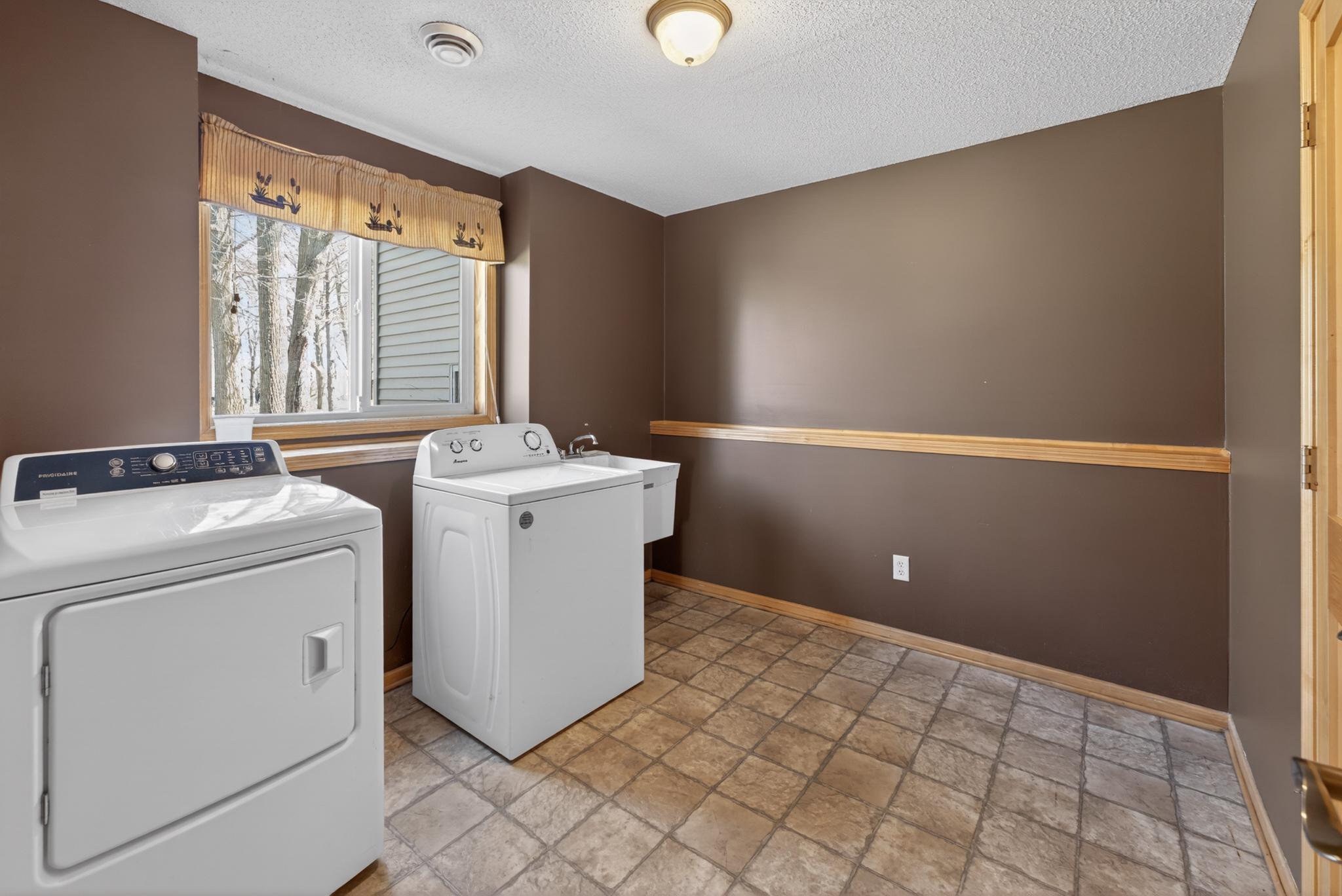 Laundry Room also features a Large Storage Closet