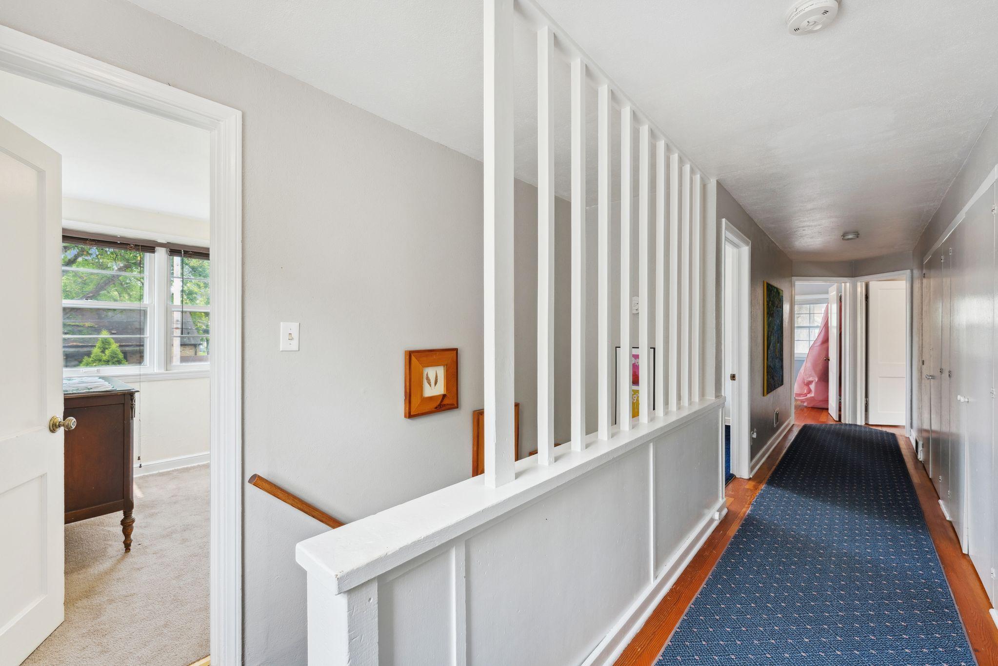 Upper level hallway