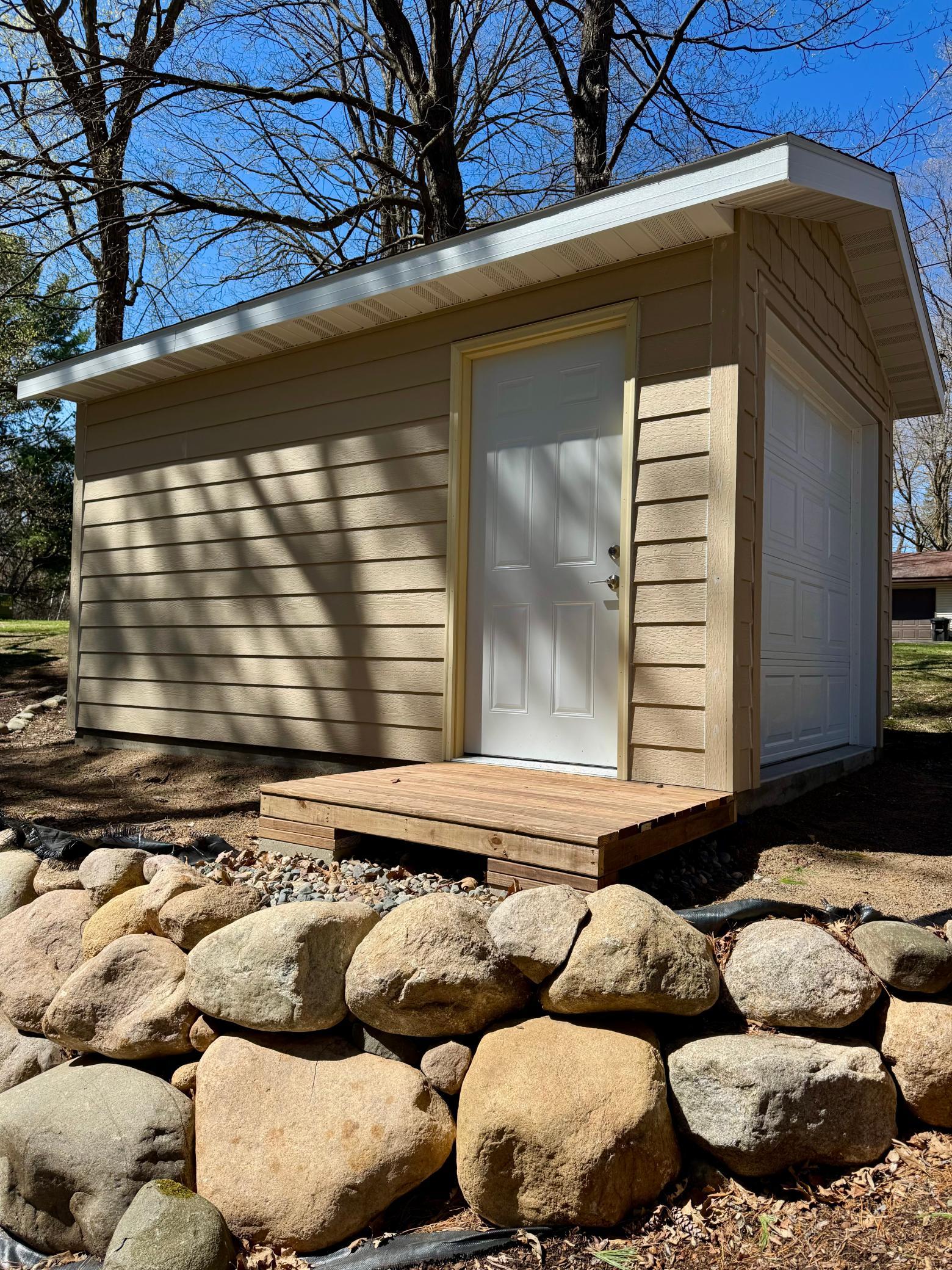 For All Of The "Extras" Needed On The Lake-This Storage Shed Is Ready To Be Filled!