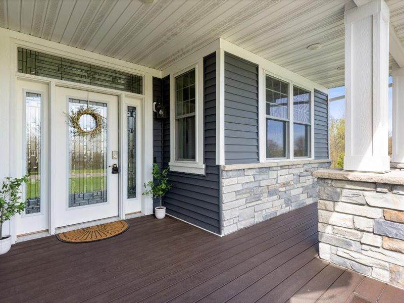 Maintenance Free Front Porch entrance