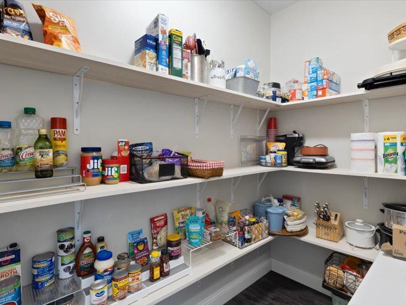 You Will LOVE this walk-in pantry