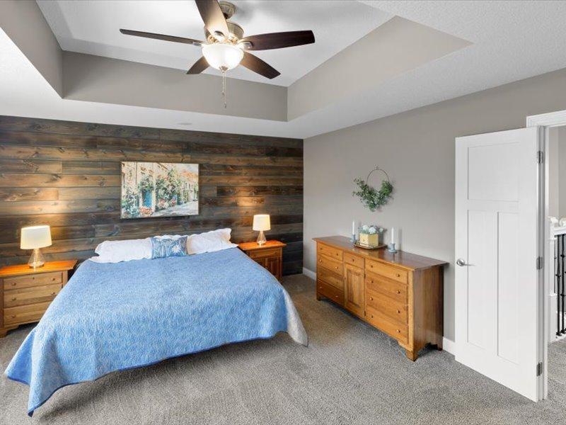 Another view of primary bedroom