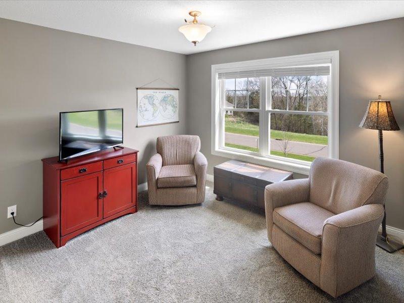 4th Upper Level bedroom currently used as sitting room