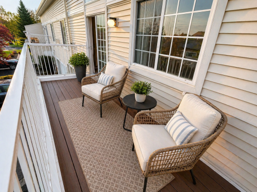 Cozy outdoor space perfect for quit nights
