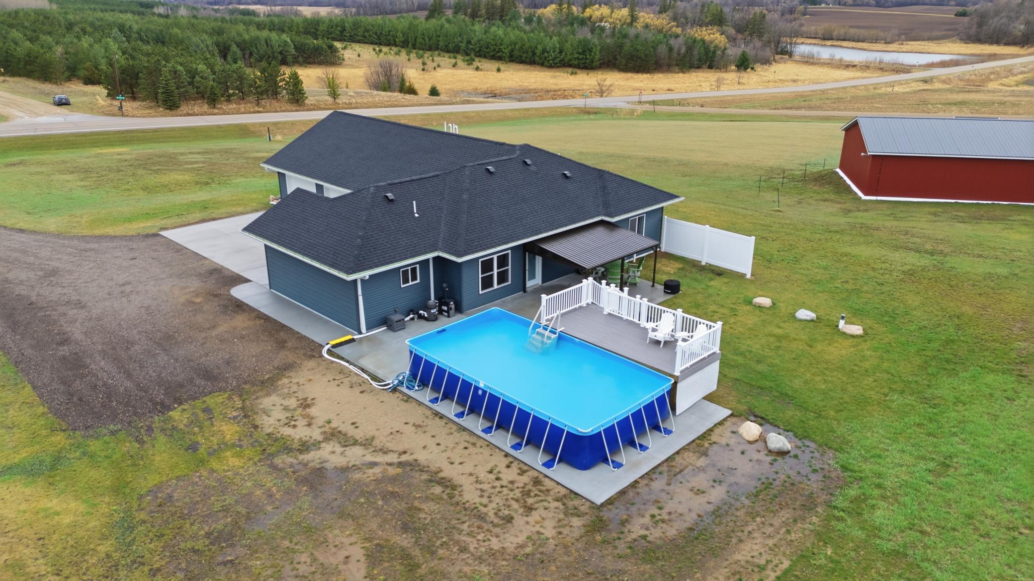 Above Ground Pool and Deck included