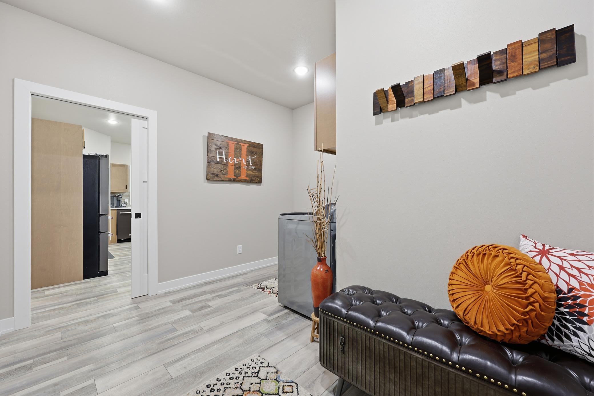 Laundry / Entry from 3 stall garage