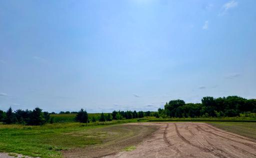 View of lot 1. Out lot C to the left will not be developed.