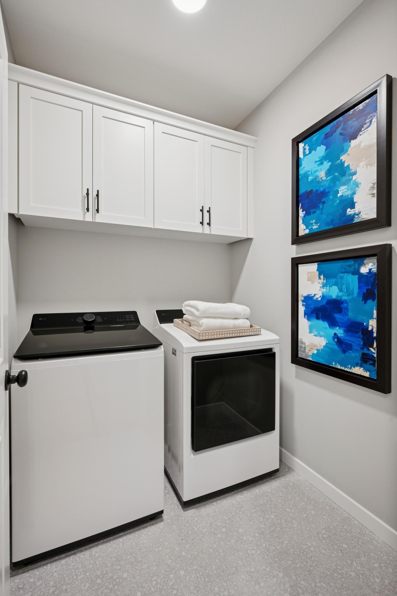Main floor laundry, washer and dryer included.