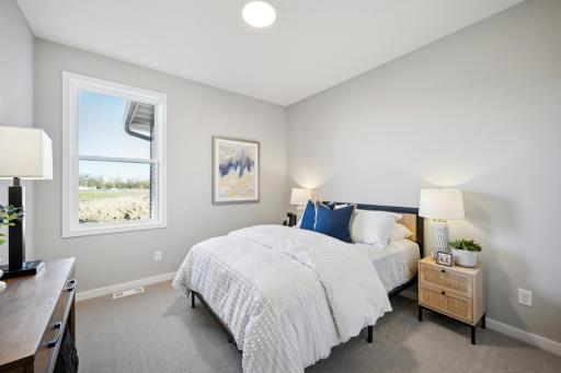 Main floor includes 3 bedrooms Plus front office/flex room.