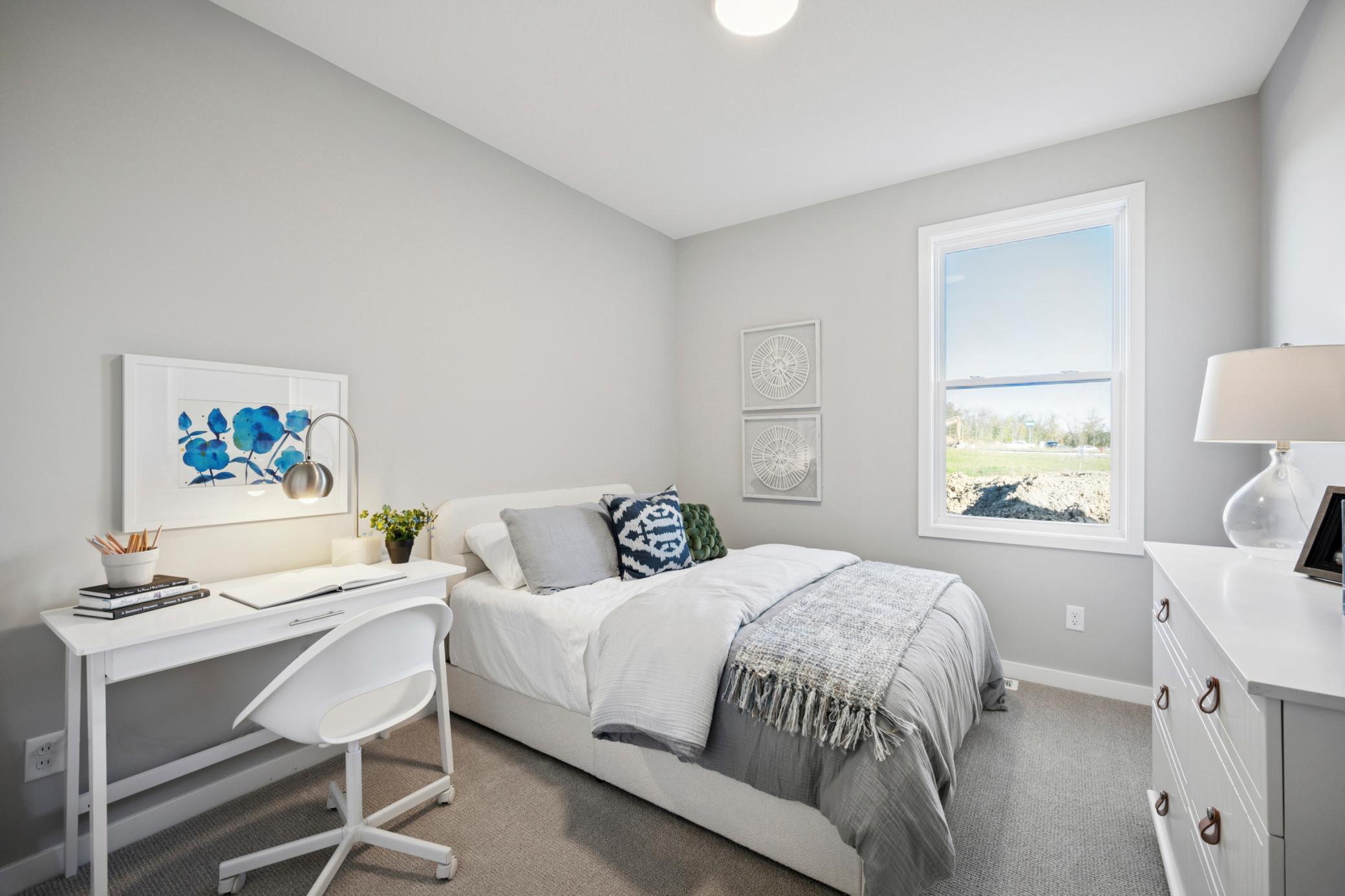 Main floor includes 3 bedrooms Plus front office/flex room.
