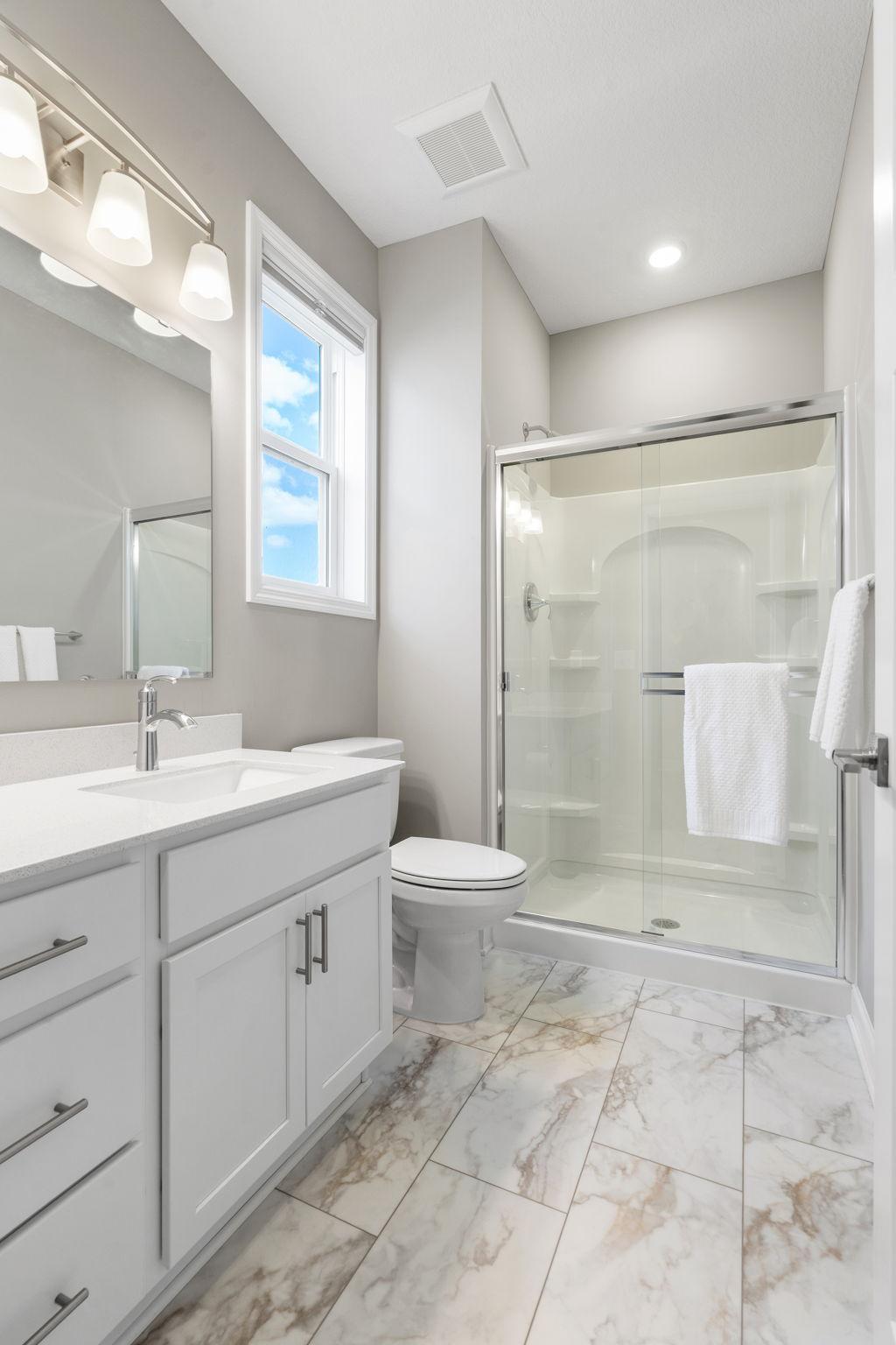 Main floor 3/4 bathroom
