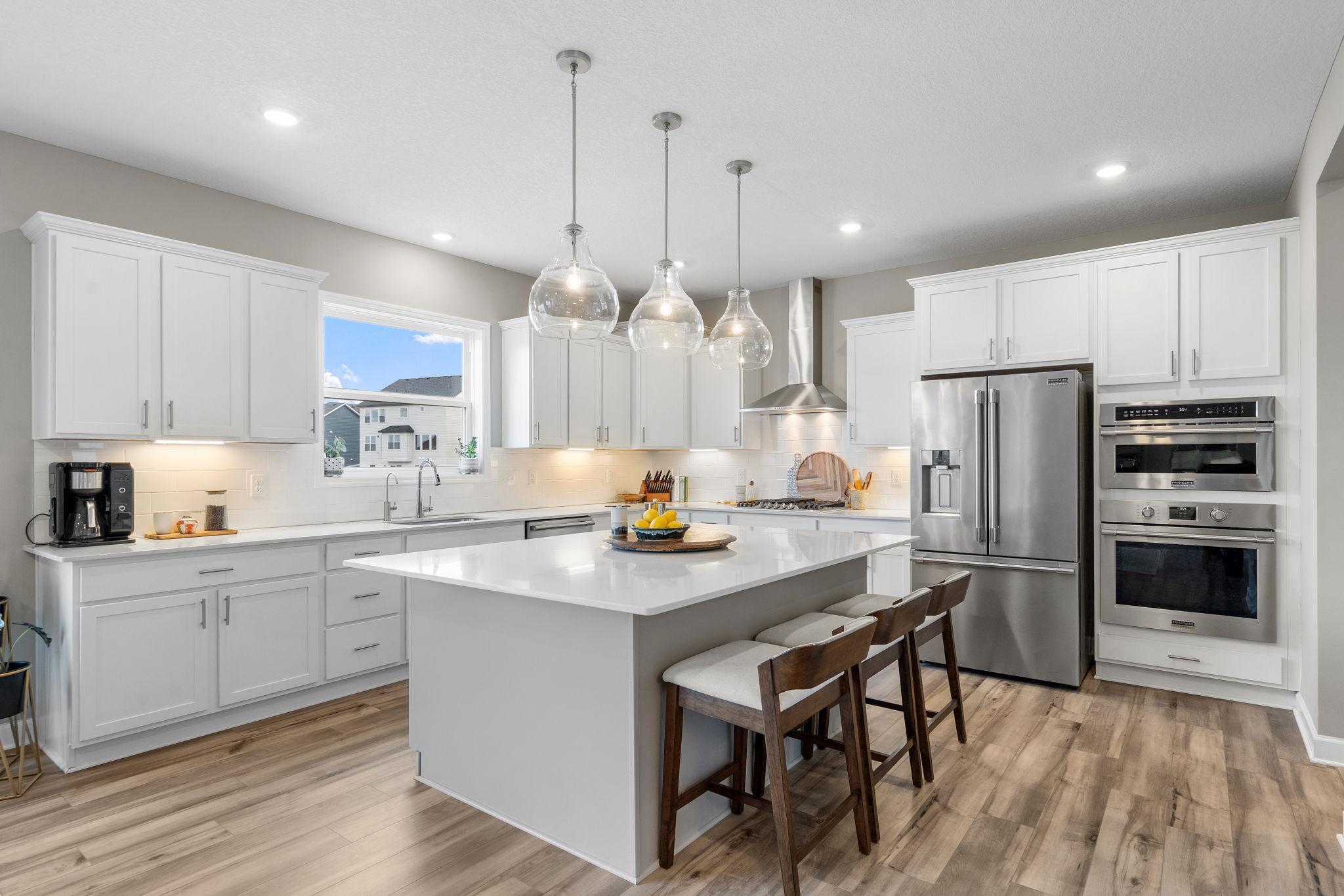 Upgraded oversized kitchen island