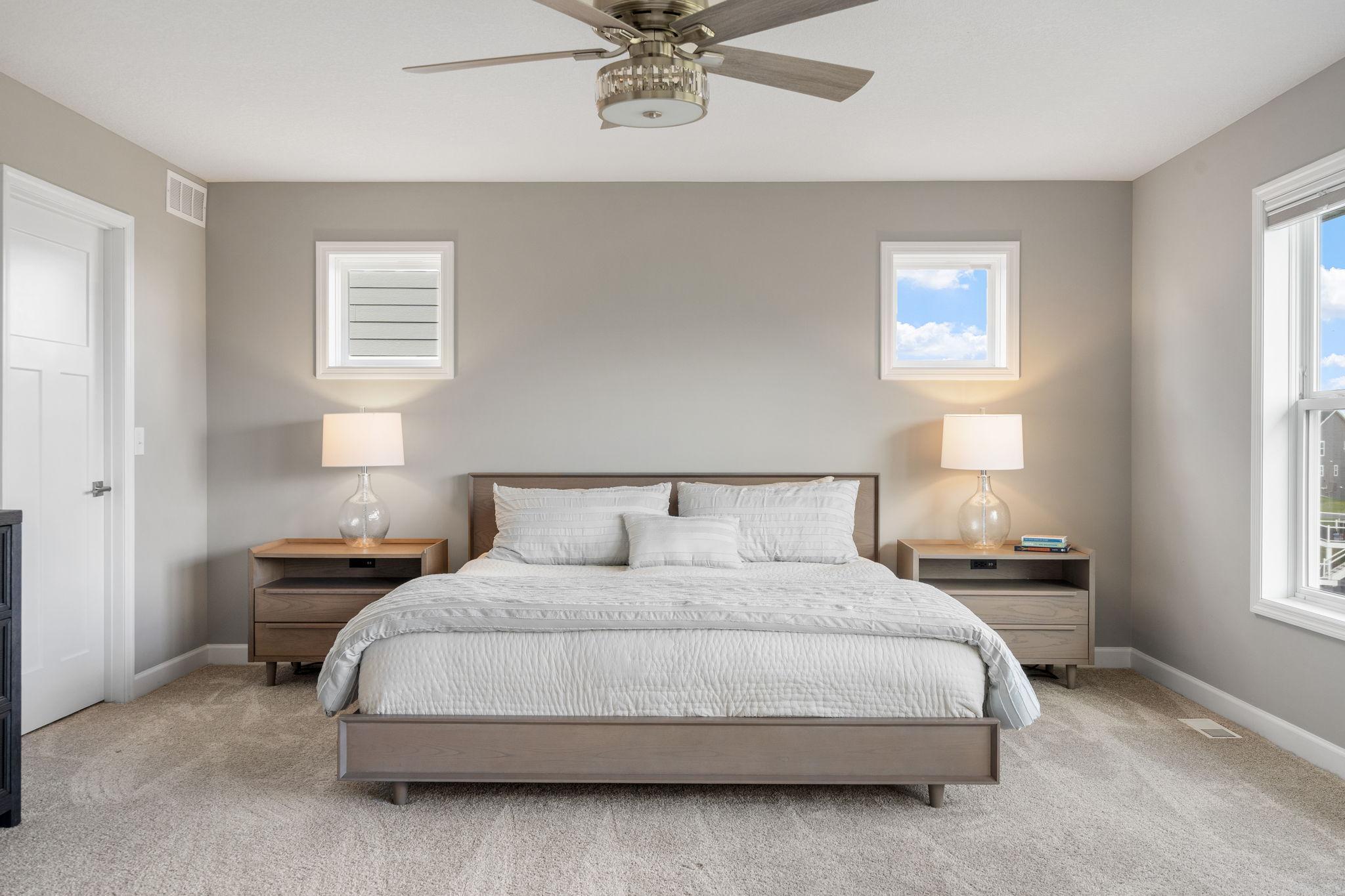 Upper level primary bedroom/bedroom 1