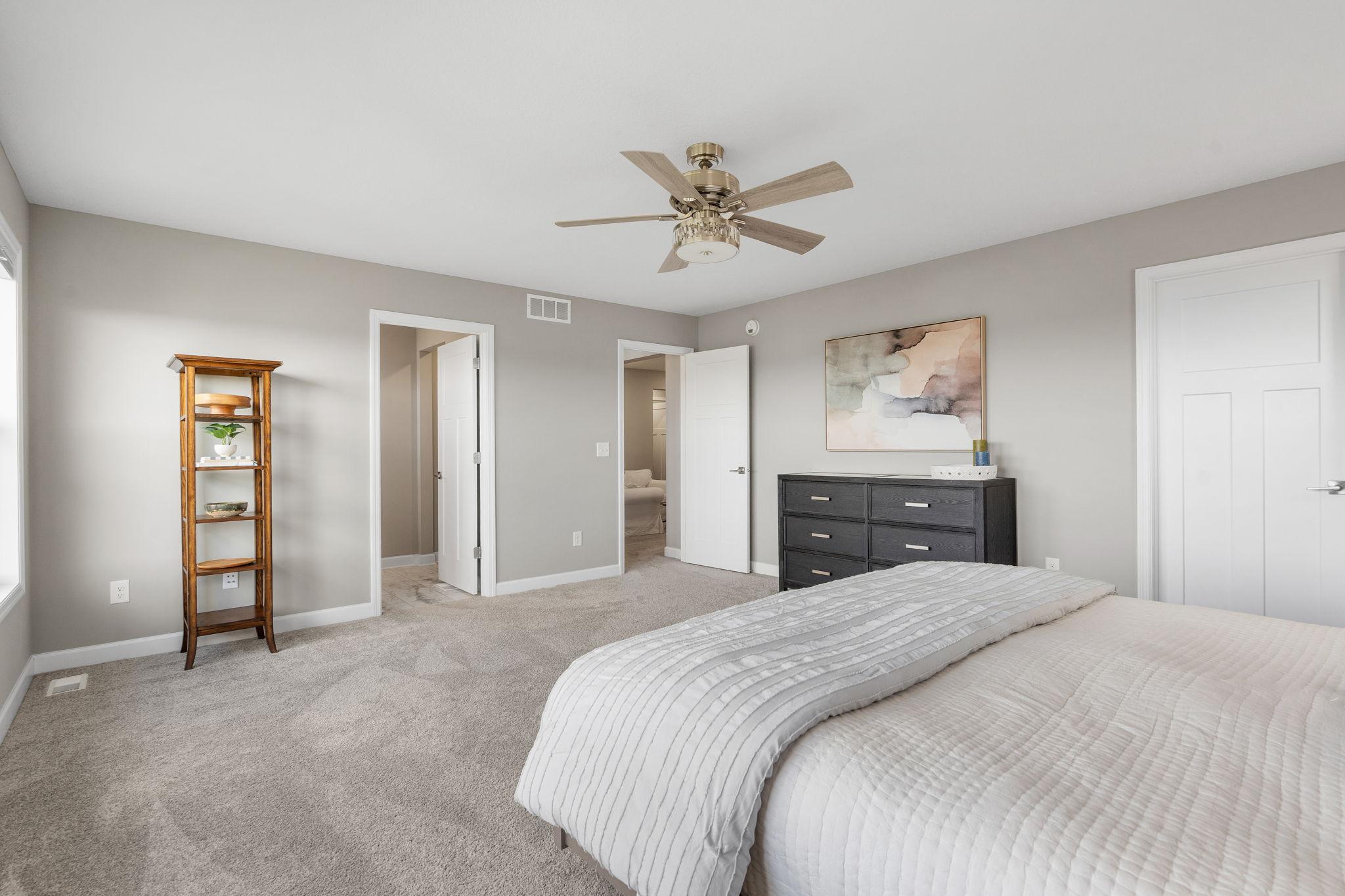 Upper level primary bedroom/bedroom 1