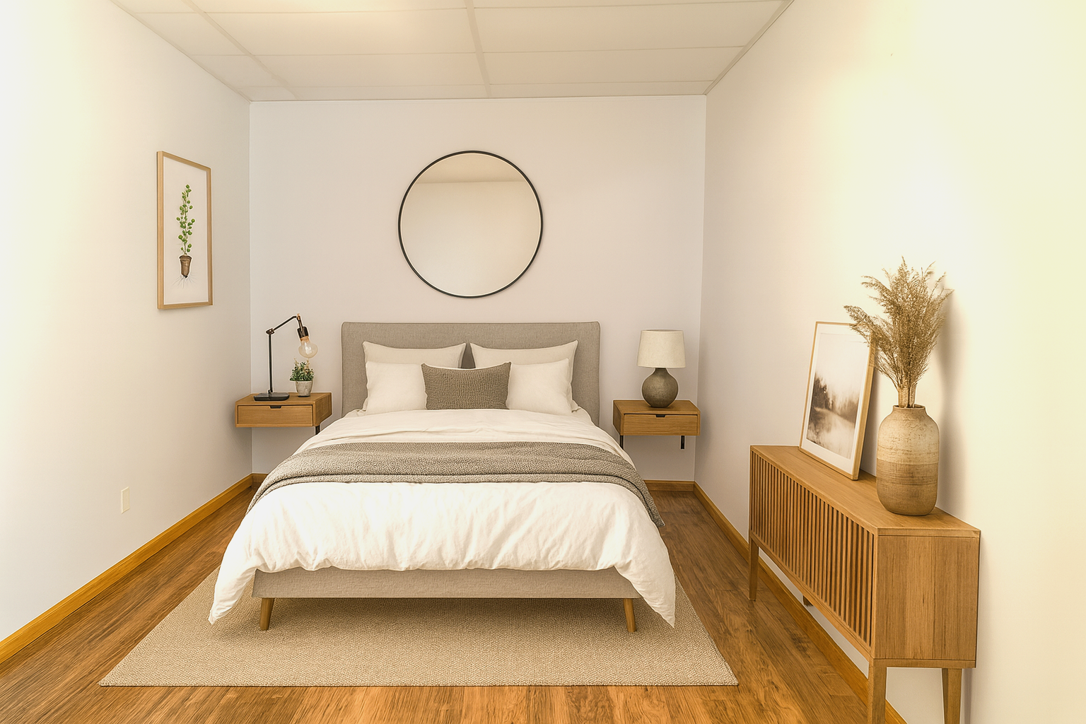 Virtually Staged LL Bedroom 2