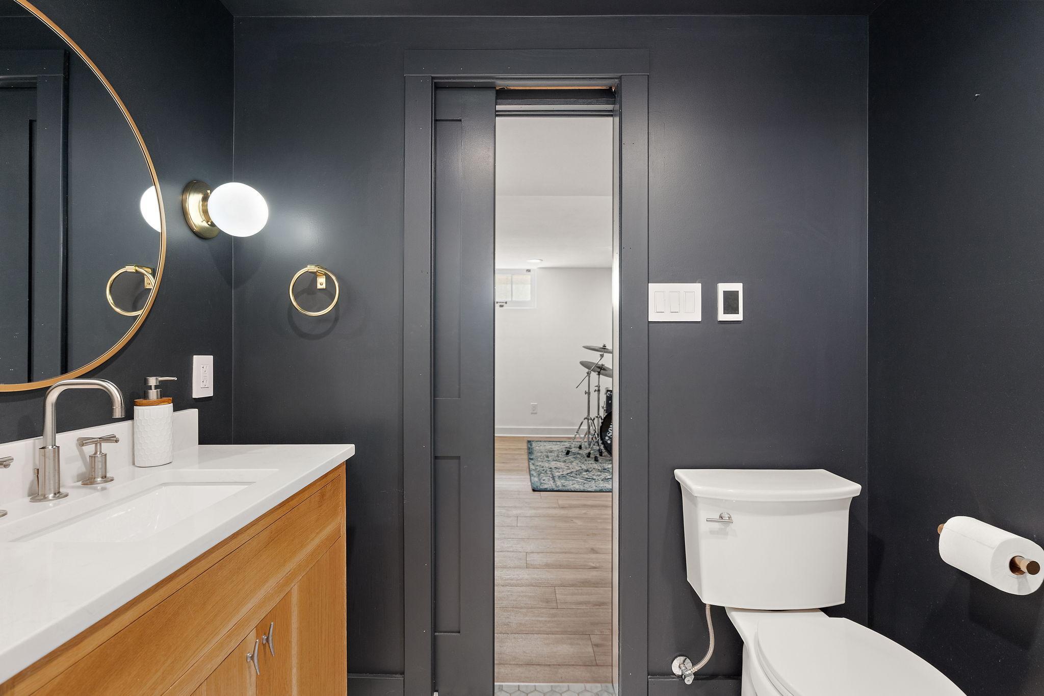 And a heated tile floor