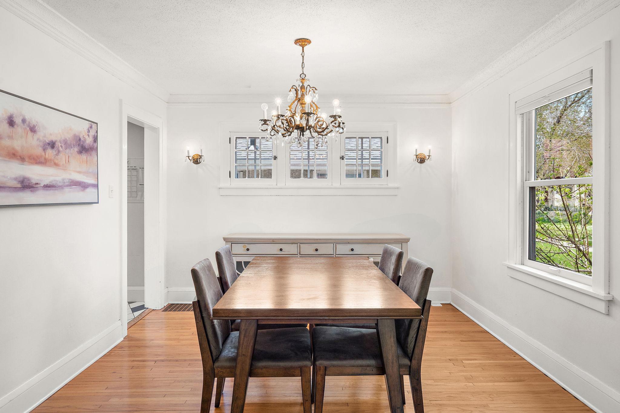 A formal dining room for gatherings