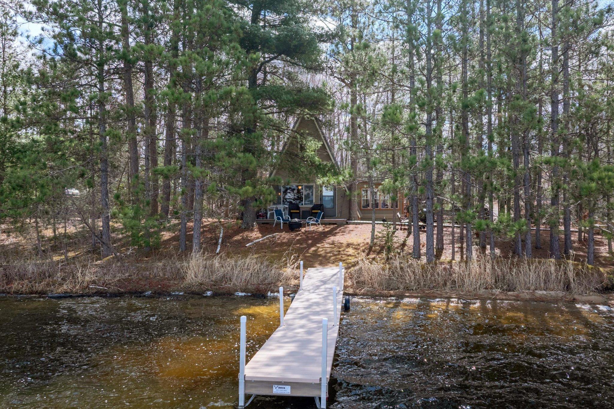 A-frame - view from the lake