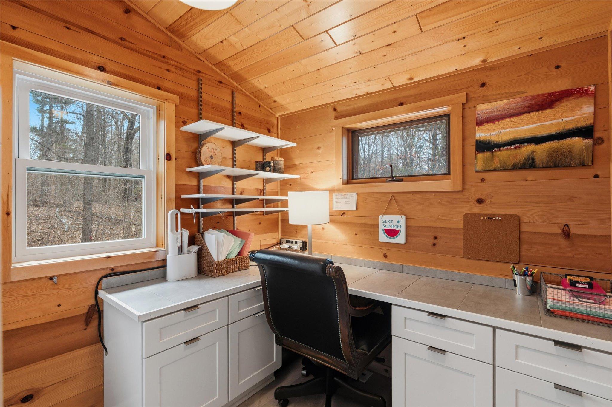 Cabin 1 - main level office