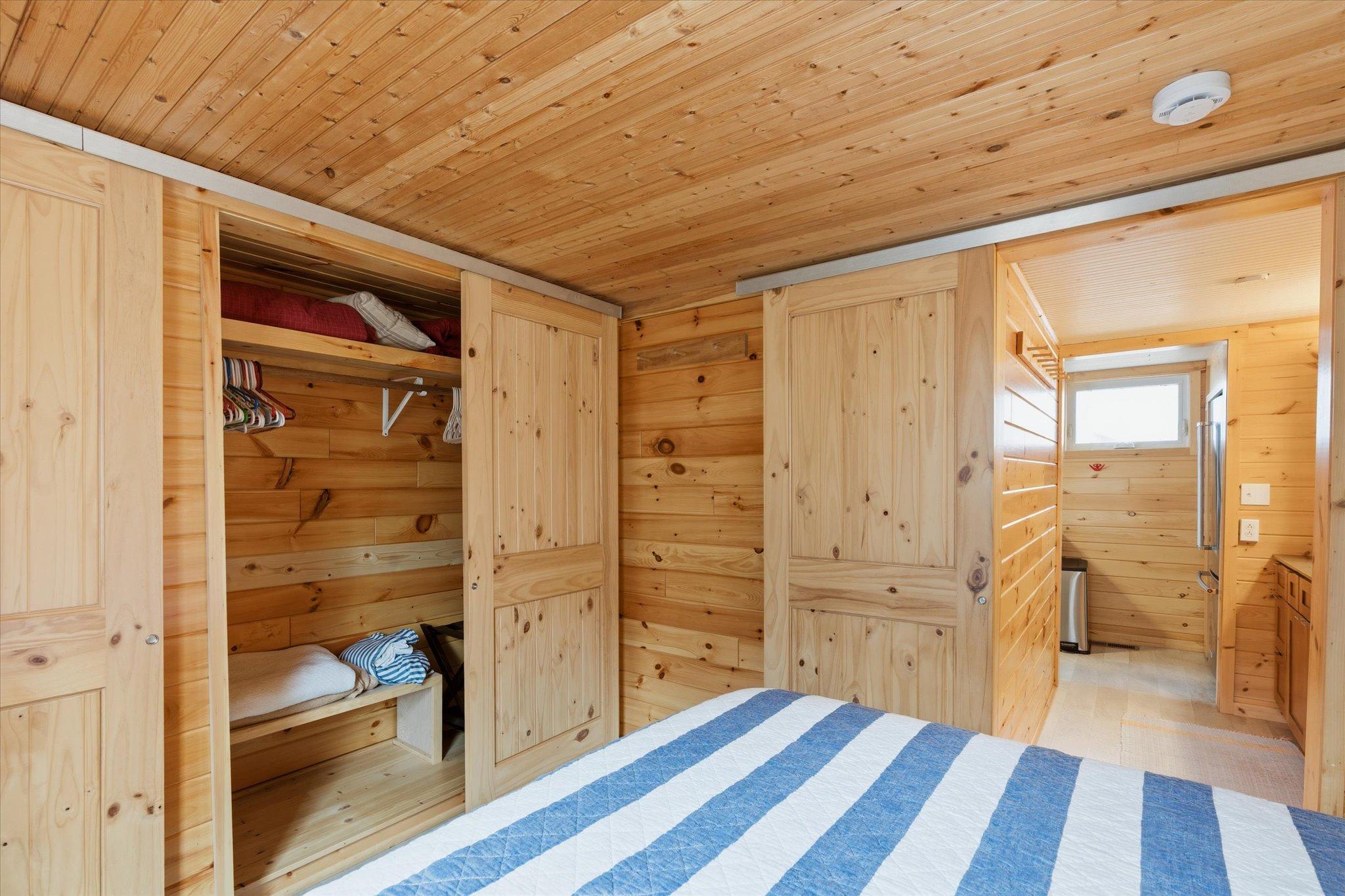 Cabin 1 - main level bedroom